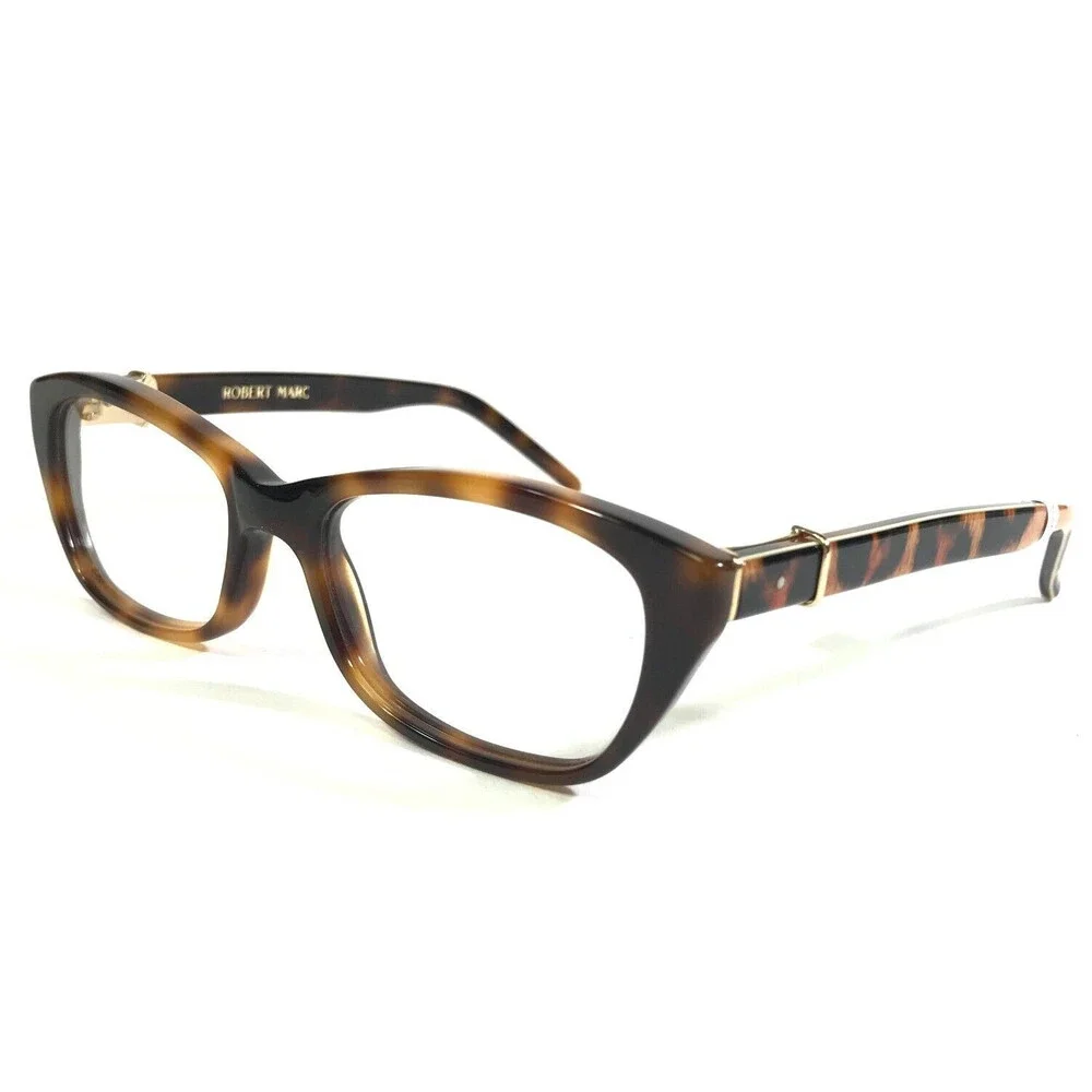 Robert Marc ANNE-TOS Eyeglasses Frames Tortoise Rectangular Full Rim 48-17-135